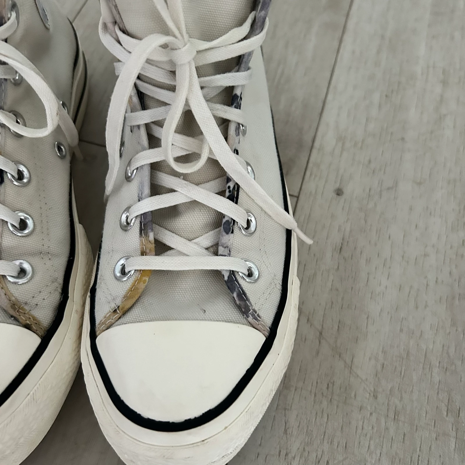 Converse All Star Lift / Platform High Top Sneakers Ecru / White – Size 38 – photo 3